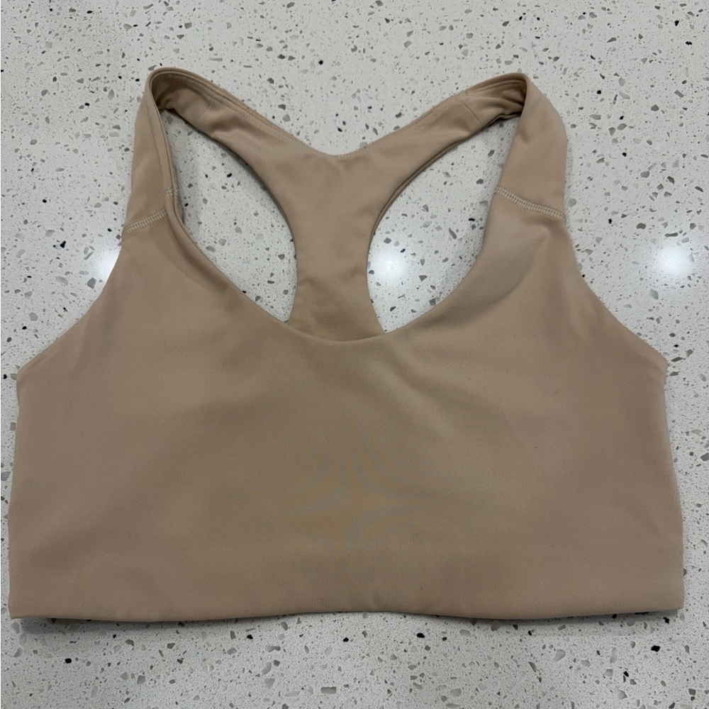 Old Navy Beige Racerback Sports Bra